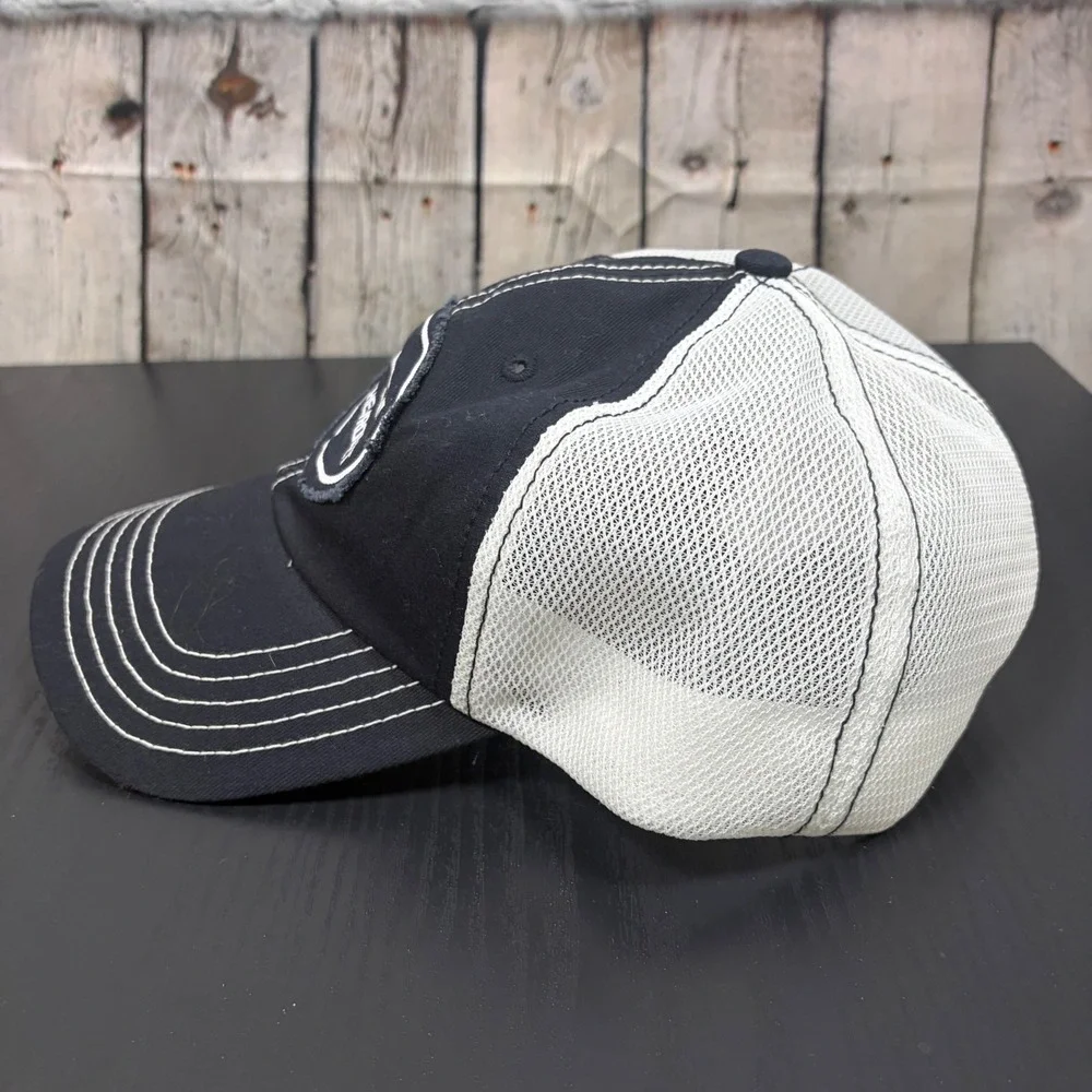 Tee Luv Chevrolet Trucker Hat Navy Blue White Mesh Snapback Chevy Logo Cap